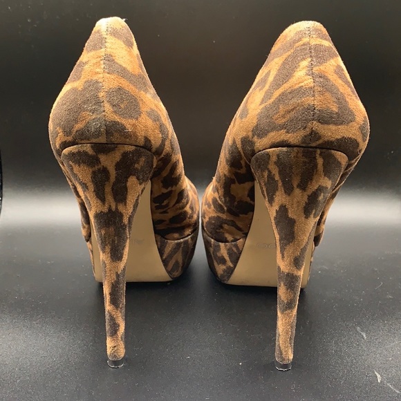 Aldo Heels Leopard Print - Picture 4 of 15